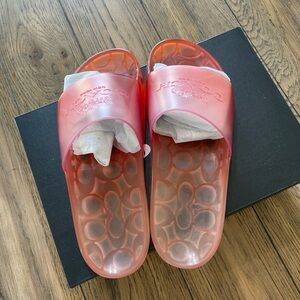 Coach Ulyssa Rubber Slide Size 9